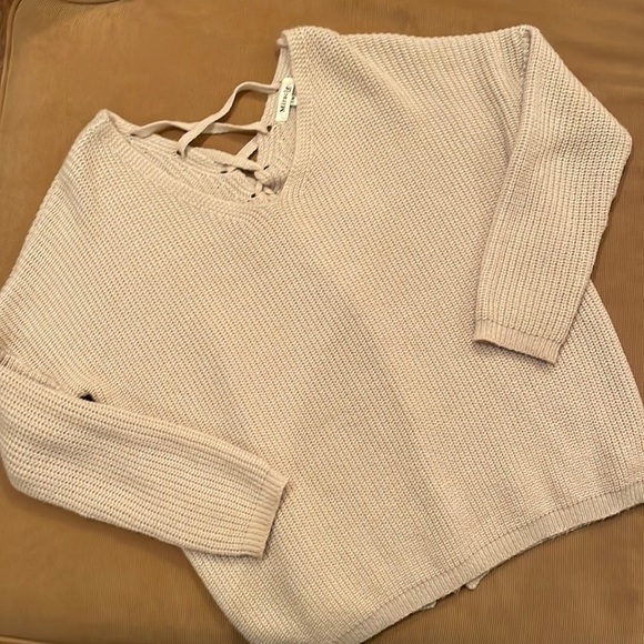 Women’s Beige Sweater by Miracle - Picture 1 of 5